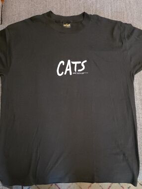 CATS Official VINTAGE Black Graphic Tee Men's XL